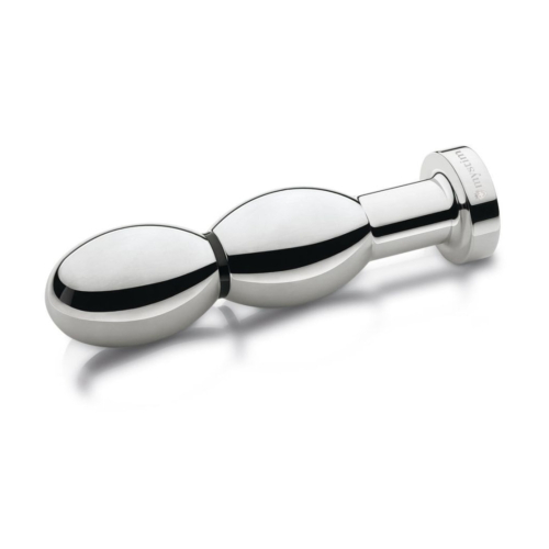 Металеве дилдо 2-в-1 Mystim O(h!)-thello для електростимулятора