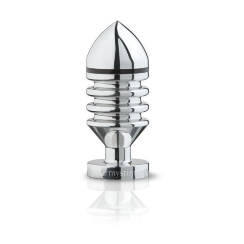 Металевий анальний затор Mystim Hector Helix L для електростимулятора