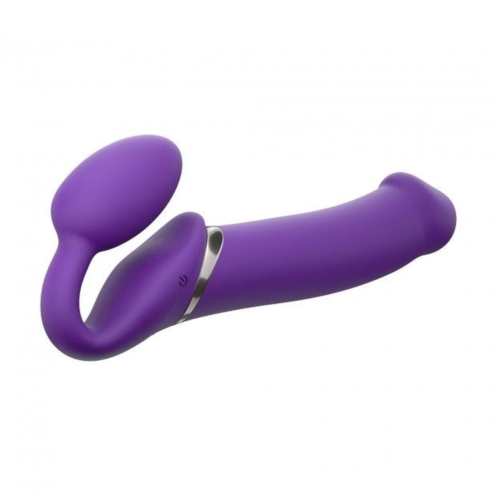 Безремневий страпон із вібрацією Strap-On-Me Vibrating Violet XL