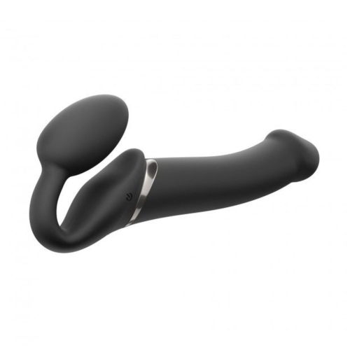 Безремневий страпон із вібрацією Strap-On-Me Vibrating Black L