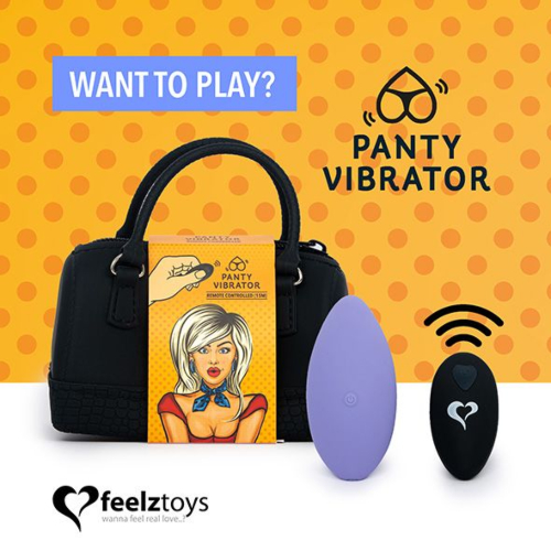 Вібратор у трусики FeelzToys Panty Vibrator Purple
