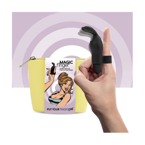 Вібратор на палець FeelzToys Magic Finger Vibrator Black