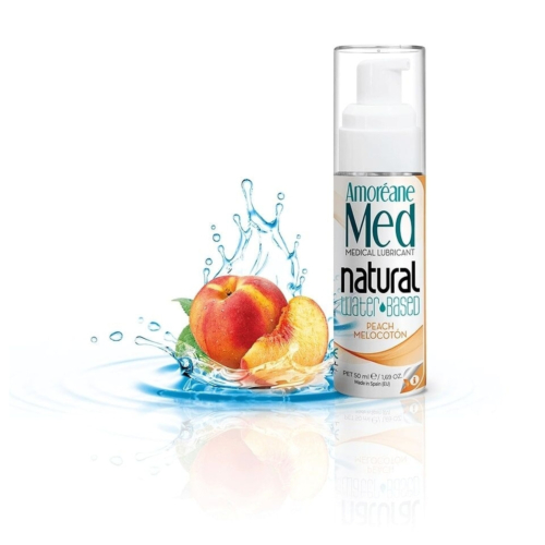 Лубрикант на водній основі з екстрактом фітопланктону Amoreane Peach