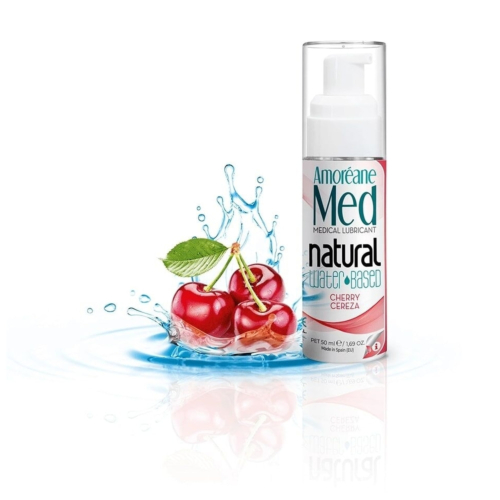 Лубрикант на водній основі з екстрактом фітопланктону Amoreane Cherry