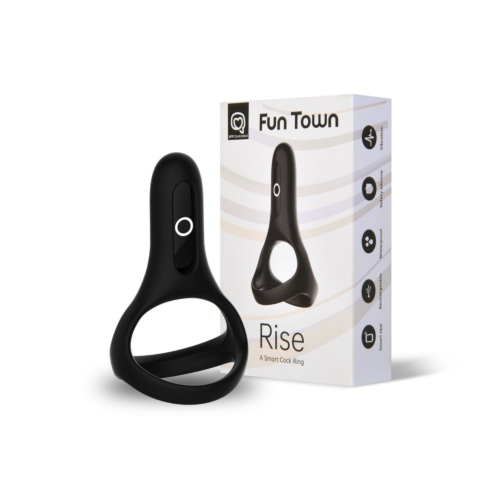 Подвійне ерекційне кільце FunTown Rise Black