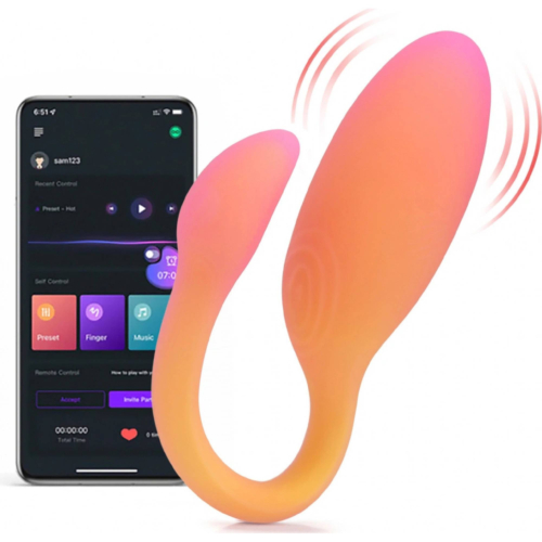 Смарт-виброяйцо Magic Motion Flamingo Max Orange