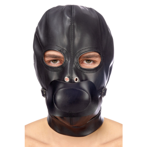 Каптур з кляпом Fetish Tentation Black