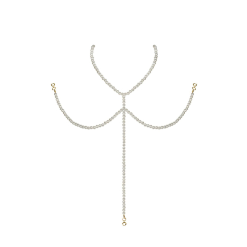 Намисто під перлини на декольте Obsessive A757