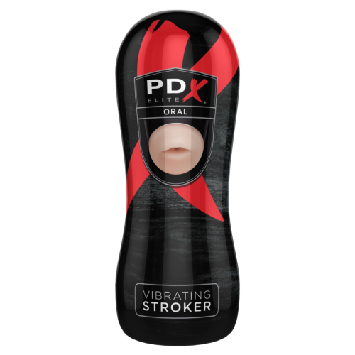 Мастурбатор PDX Elite Vibrating Oral Stroker