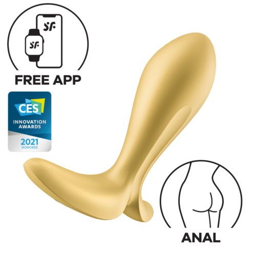 Анальна смарт вібро-пробка Satisfyer Intensity Plug Gold