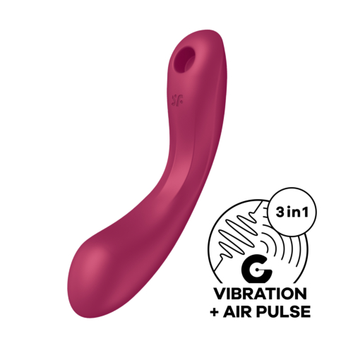 Вибратор 3-в-1 Satisfyer Curvy Trinity 1 red