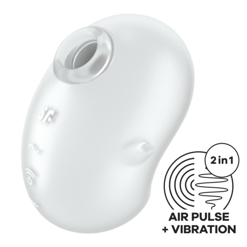 Вакуумный клиторальный стимулятор Satisfyer Cutie Ghost White