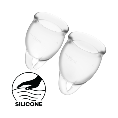 Набор менструальных чаш Satisfyer Feel Confident White