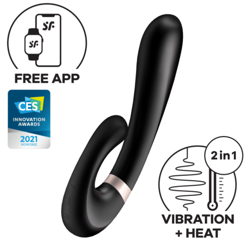новий товар - Satisfyer - вібратор Heat Wave Connect App black