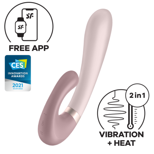 Смарт вибратор Satisfyer Heat Wave mauve