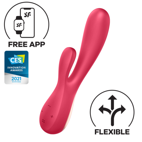Смарт-вібратор кролик Satisfyer Mono Flex Red