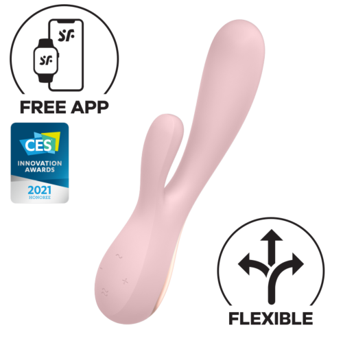 Смарт-вібратор кролик Satisfyer Mono Flex Mauve