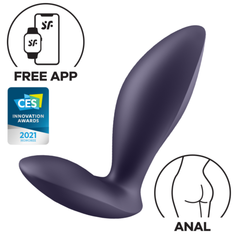 Смарт вибропробка Satisfyer Power Plug Purple