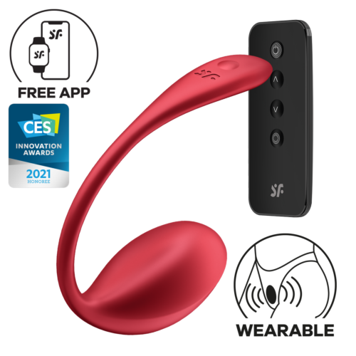 Смарт віброяйце Satisfyer Shiny Petal Connect App