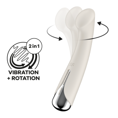 Вібратор Satisfyer Spinning G-Spot 1 Beige