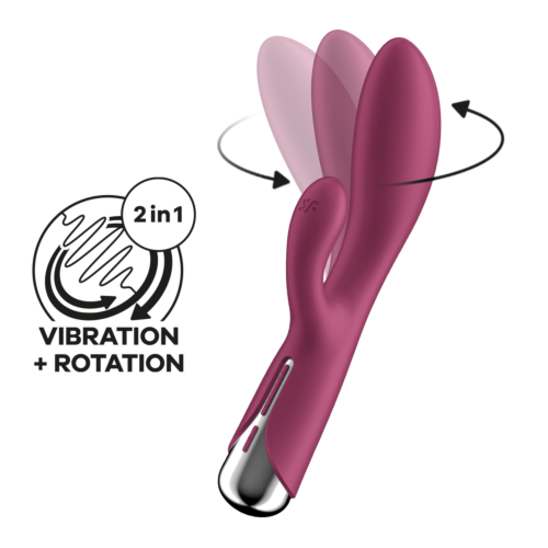 Вібратор-кролик Satisfyer Spinning Rabbit 1 Red