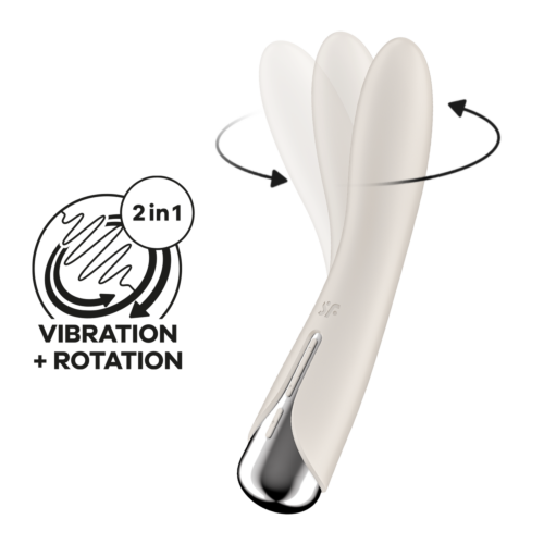 Вібратор Satisfyer Spinning Vibe 1 Beige