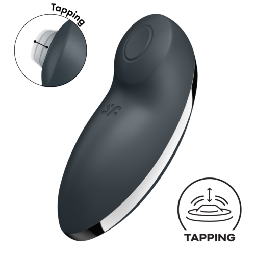 Вібростимулятор Satisfyer Tap & Climax 2 Grey