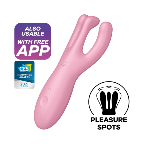новий товар - Satisfyer - вібратор Threesome 4 Connect App pink