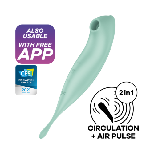 Смарт-стимулятор Satisfyer SF Twirling Pro+ Mint