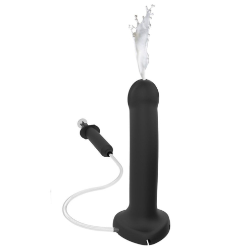 Кінчаючий фалоімітатор Strap-On-Me Dildo Cum Black