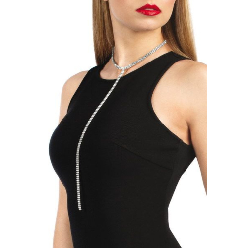 Колье со стразами Bijoux Pour Toi - Audrey Silver