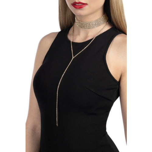 Колье со стразами Bijoux Pour Toi - Emma Gold