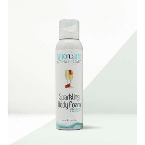 Масажна піна Amoreane Sparkling Body Foam Strawberry Champagne 150 мл