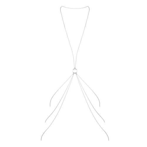 Цепочка для тела Bijoux Indiscrets Magnifique 8 Body Chain — Silver