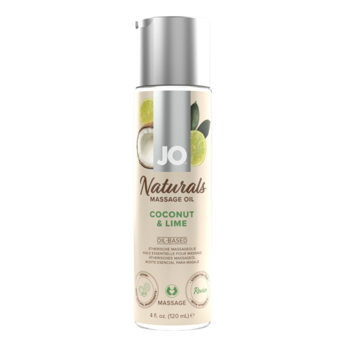 Массажное масло System JO - Naturals Massage Oil - Coconut & Lime (120 мл)