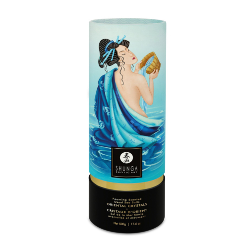 Пінлива сіль для ванни Shunga Dead Sea salt Oriental Crystals Ocean Temptations 500 г