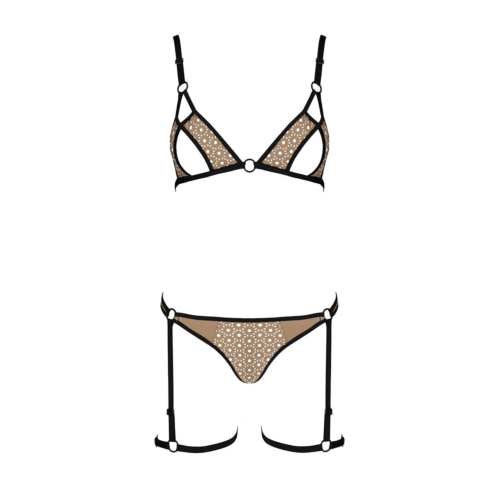 Комплект Passion Gabi Set beige S/M