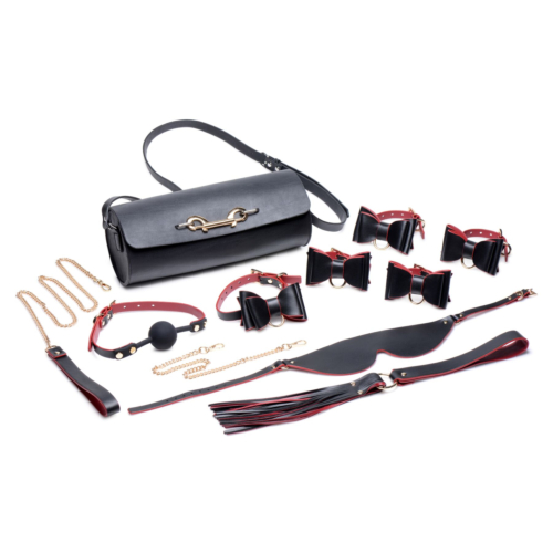 Набір для BDSM Master Series Bow Luxury BDSM Set With Travel Bag