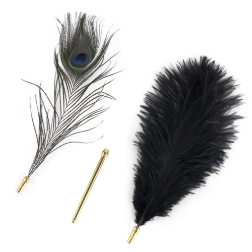 Тиклер Lockink Sevanda Natural Peacock Flirting Feather Tickler