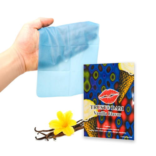 Латексна серветка для орального сексу Latex Dental Dams Vanilla 1 шт