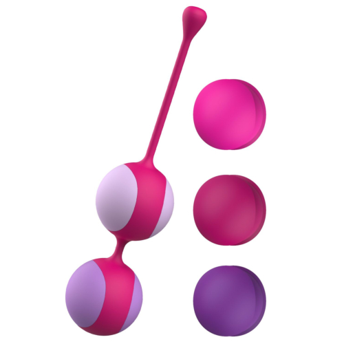 Вагінальні кульки Liebe Kewos Cerise/Candy Violet
