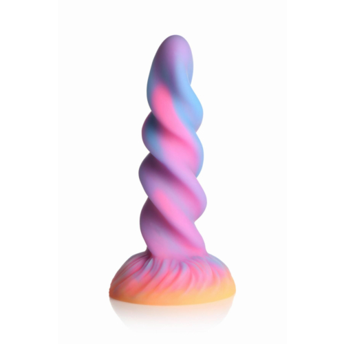 Фалоімітатор Creature Cocks Glow-in-the-Dark Unicorn Dildo