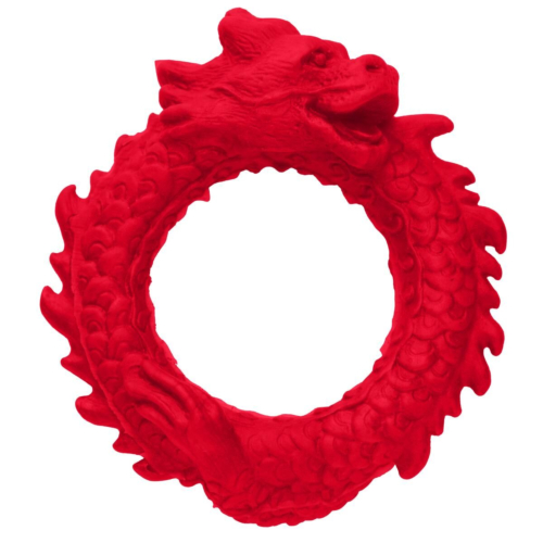Эрекционное кольцо Creature Cocks Rise of the Dragon Silicone Penis Ring Red