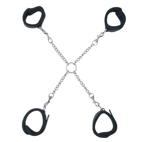 Хрестовина Punishment Hog-Tie Black